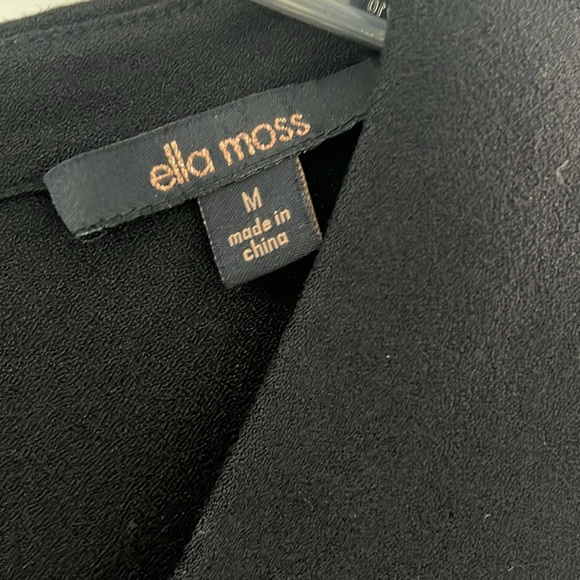 Ella Moss Black Long Sleeve Romper - Picture 5 of 10